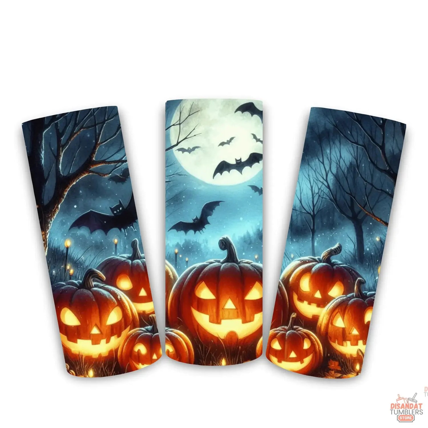 Haunted Jack-o-lantern 20oz Tumblers - Dis An Dat Tumbler Store