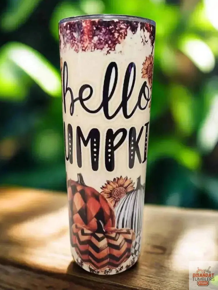 Hello Pumpkin Fall, 20oz Tumbler DisAnDat