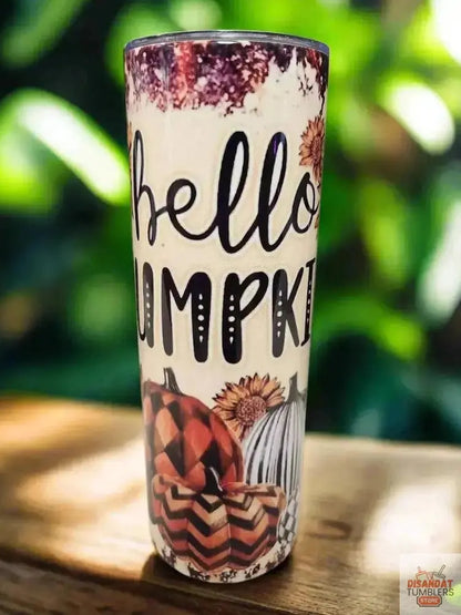 Hello Pumpkin Fall, 20oz Tumbler DisAnDat