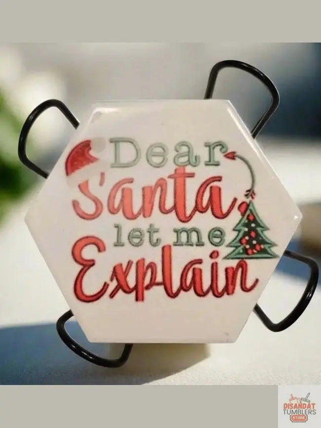 Holiday 4-inch Octagon Coasters Dis An Dat Tumbler Store