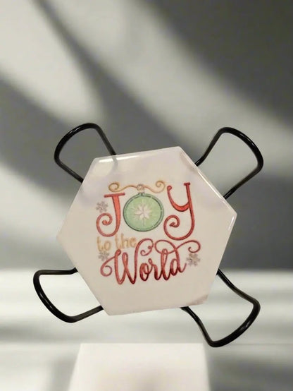 Holiday 4-inch Octagon Coasters Dis An Dat Tumbler Store