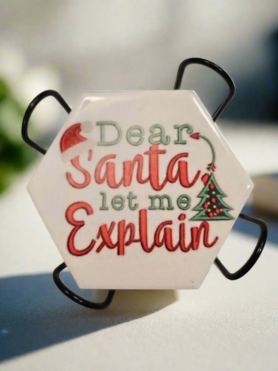 Holiday 4-inch Octagon Coasters Dis An Dat Tumbler Store