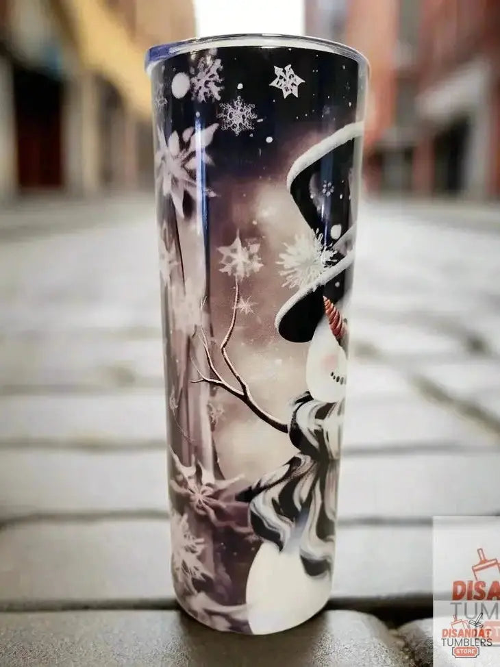 Holliday Snowman 20oz tumbler - Dis An Dat Tumbler Store