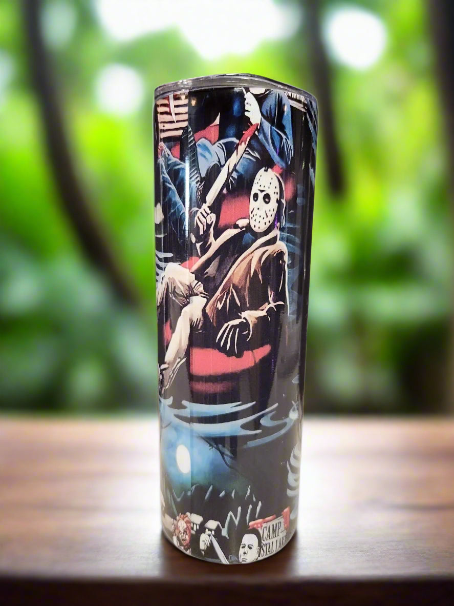 Horror movie 20oz Double insulated Tumbler A Little Dis An Dat Tumblers