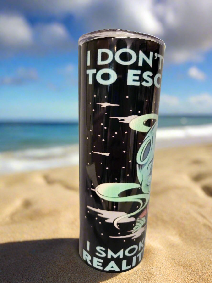 Custom 20oz cant escape Tumbler - Image #3