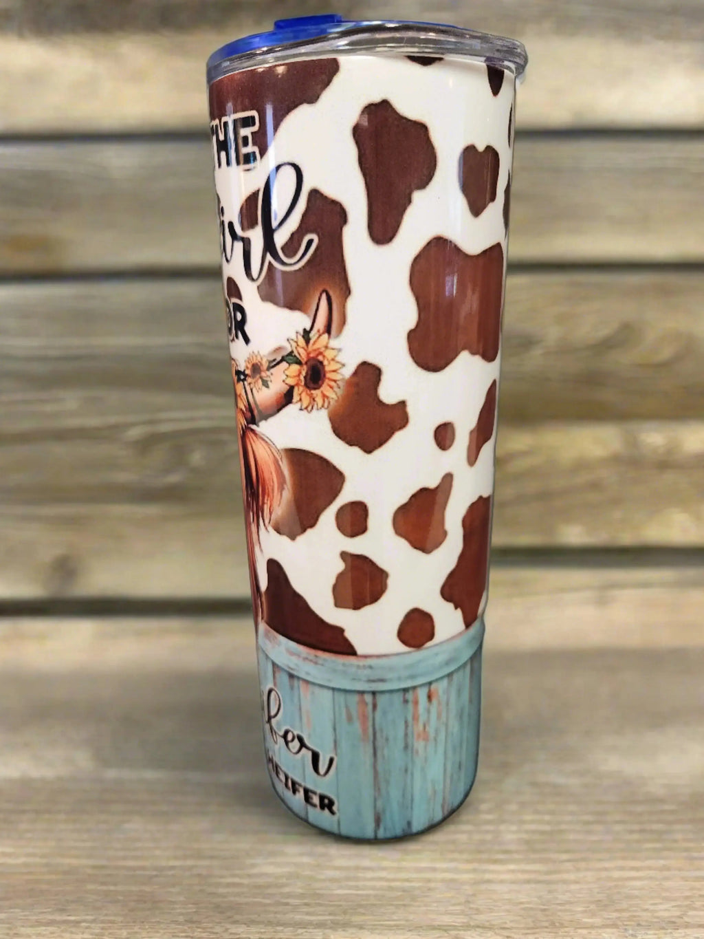 Custom 20oz Double Insulated Heifer Tumbler - Image #3