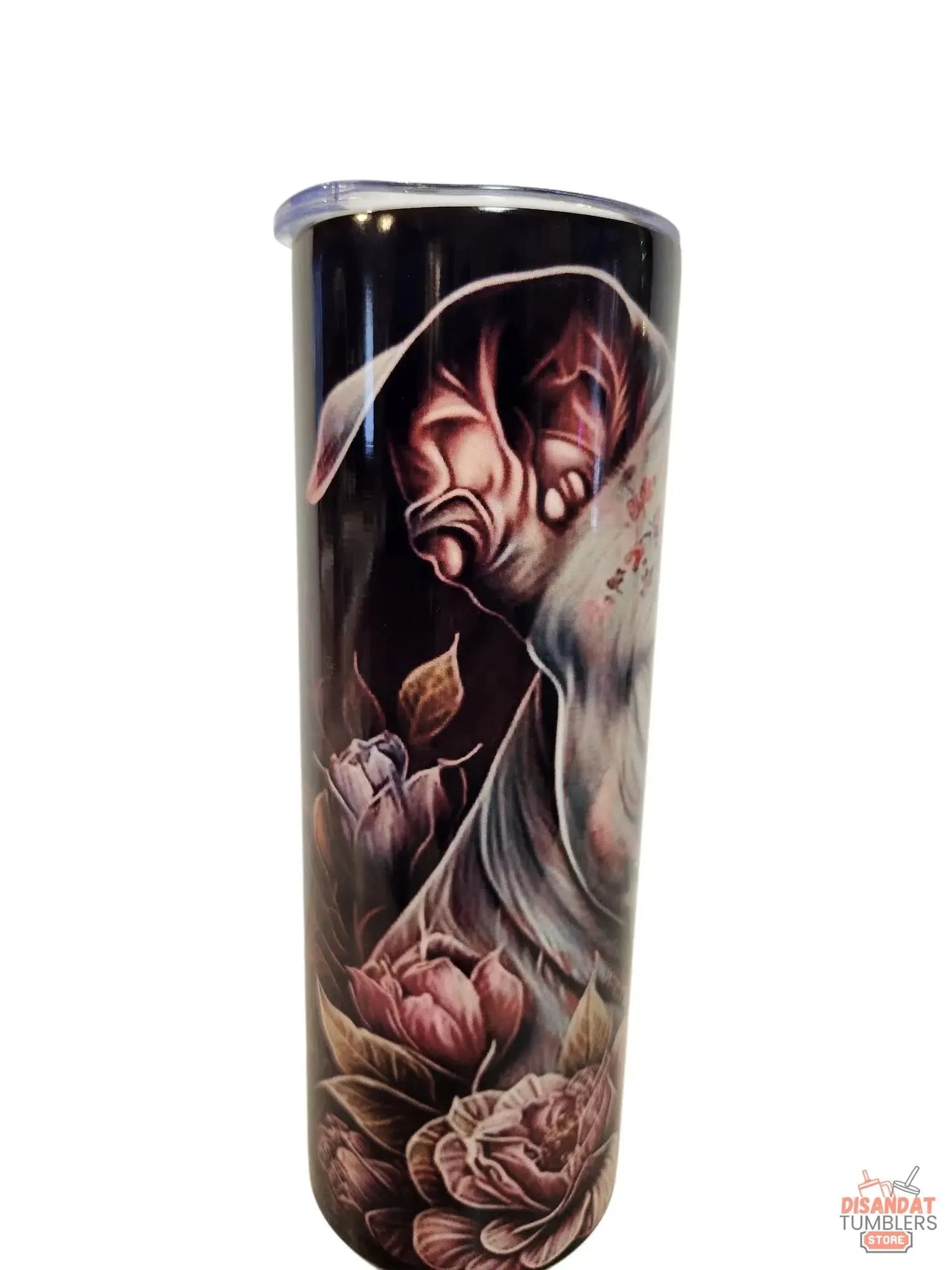 Ink &amp; Roses Pitbull Tumbler - Dis An Dat Tumbler Store