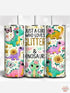 Just a girl who loves glitter and dinosaurs 12oz Tumbler DisAnDat