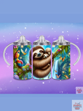 Kids Sloth and Baby 12oz Thermal Tumbler - Dis An Dat Tumbler Store