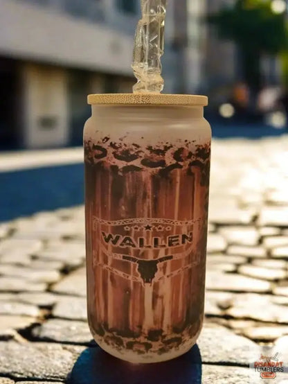 Last night, 16oz Frosted Glass Tumbler DisAnDat