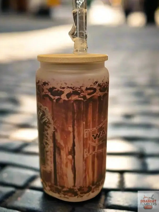 Last night, 16oz Frosted Glass Tumbler DisAnDat
