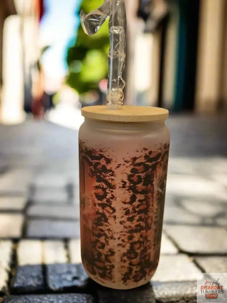 Last night, 16oz Frosted Glass Tumbler DisAnDat