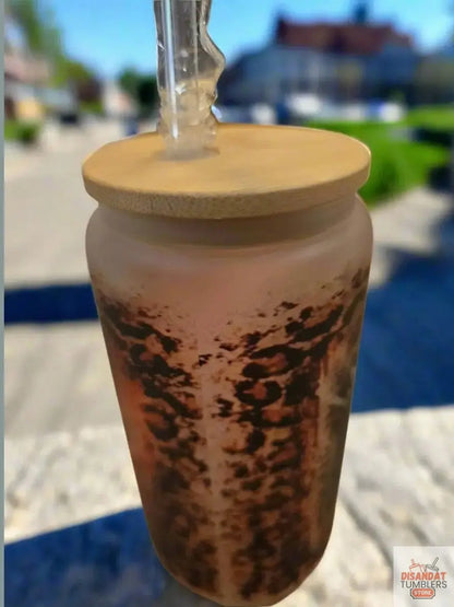 Last night, 16oz Frosted Glass Tumbler DisAnDat
