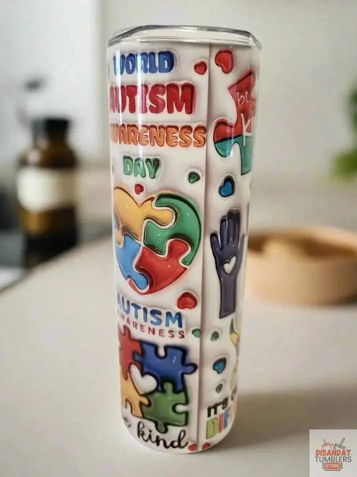 Light it up blue 20oz Tumbler DisAnDat