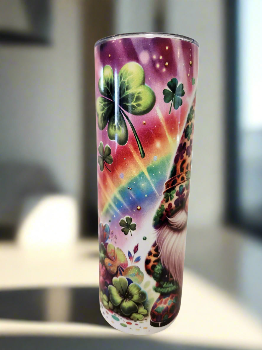 Luck of the Irish Gnomes 20oz Tumblers - Image #2