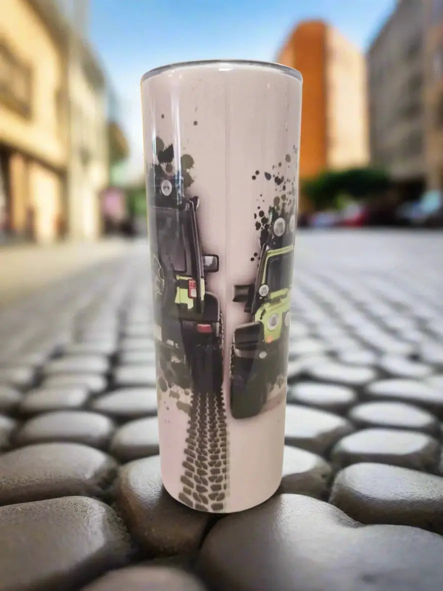 Mint green Jeep 20oz Tumbler - Image #2