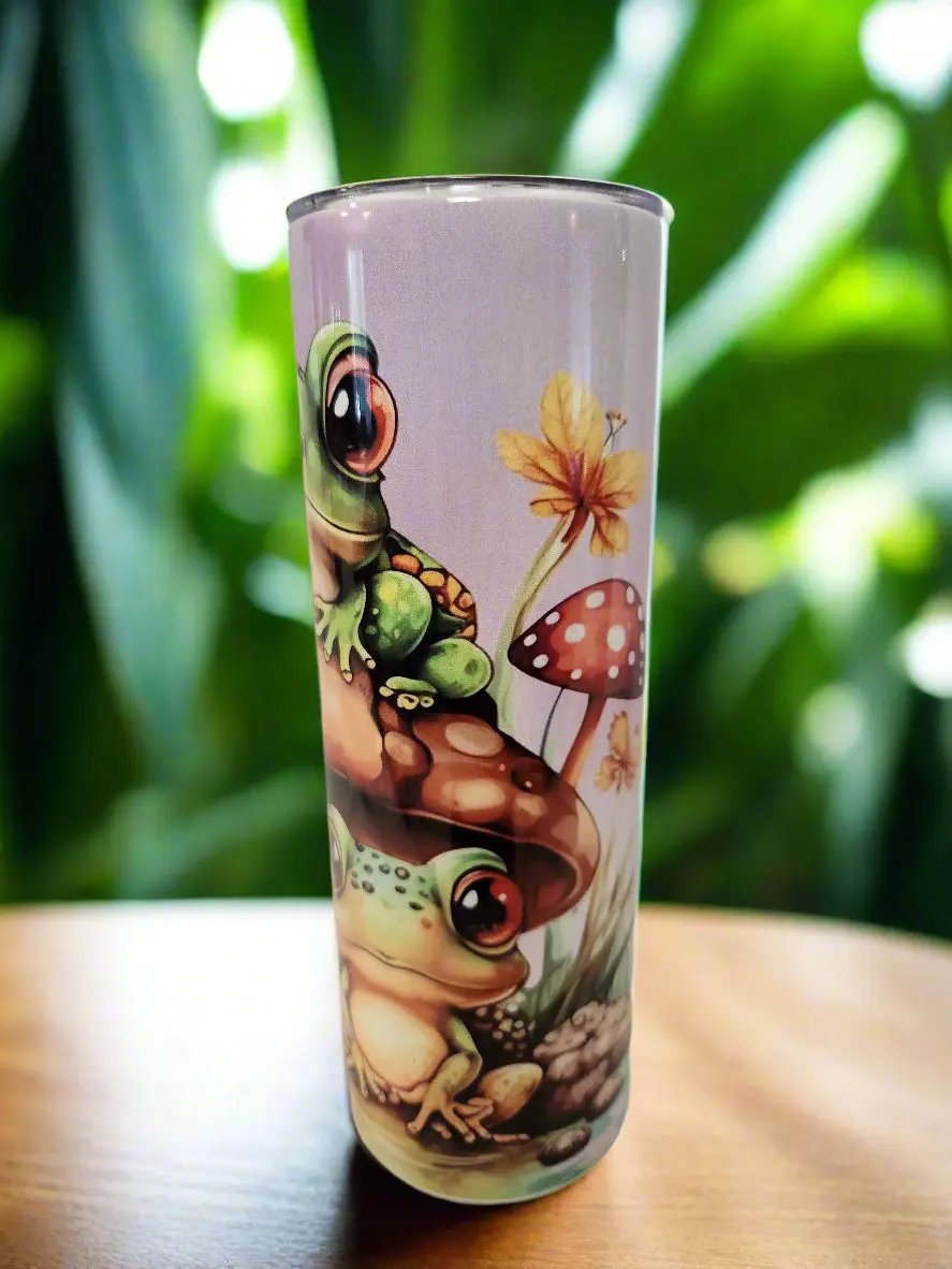 20oz Frogs Tumbler - Dis An Dat Tumbler Store