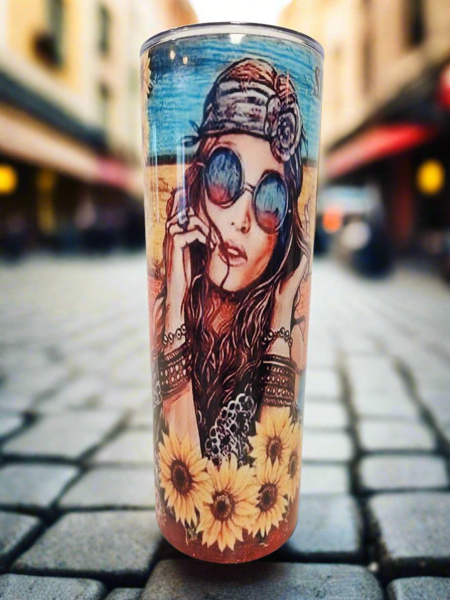 New Custom 20oz Gypsy Soul Tumbler A Little Dis An Dat