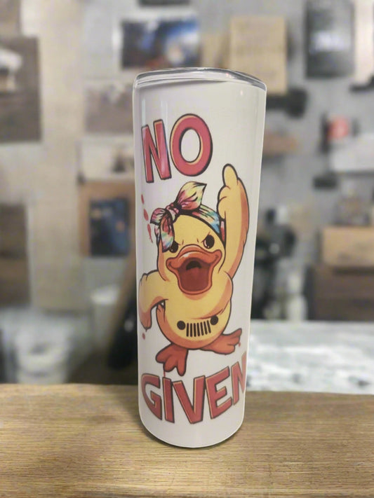 No f given 20oz Duck Tumbler DisAnDat