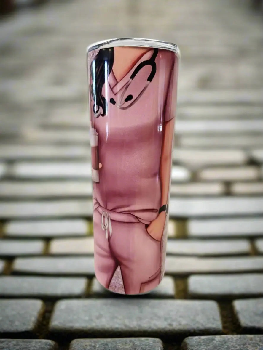 Some Wear Stethoscope 20oz Tumbler - Dis An Dat Tumbler Store