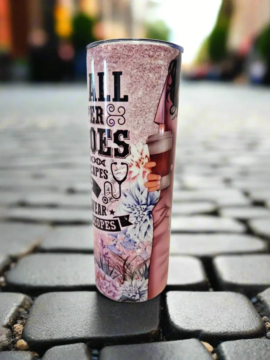 Some Wear Stethoscope 20oz Tumbler - Dis An Dat Tumbler Store