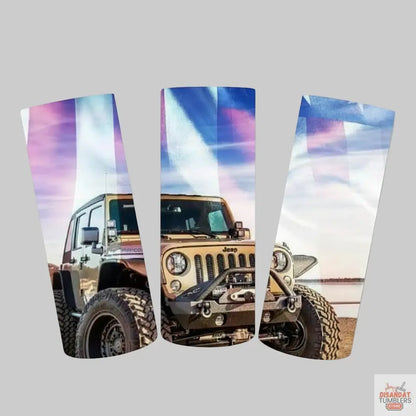Patriotic Jeep Lover 20oz Tumbler - Dis An Dat Tumbler Store