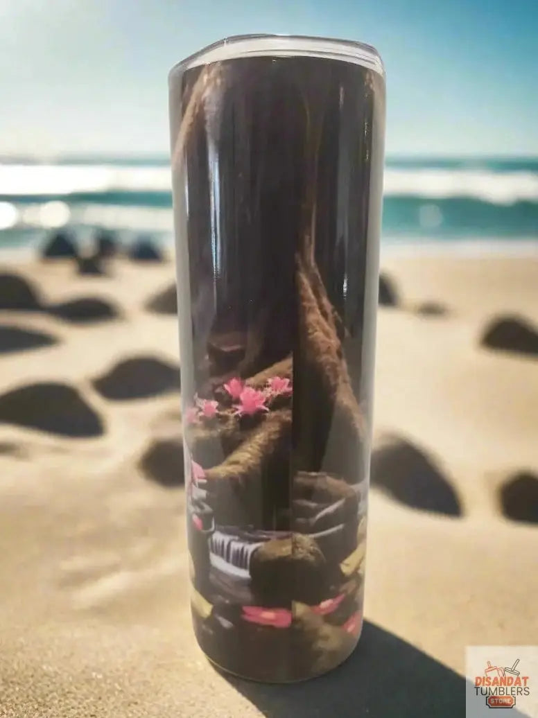 Pink Jeep w/ waterfall 20oz Tumbler DisAnDat