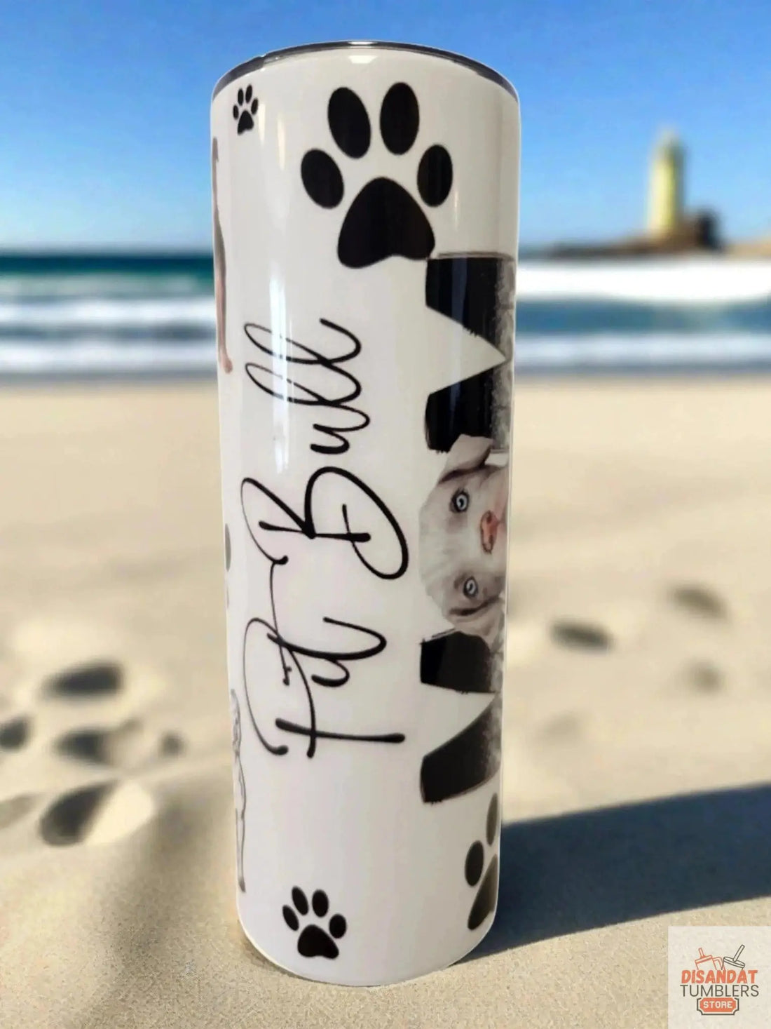 Pitbull Mom 20oz Tumbler DisAnDat