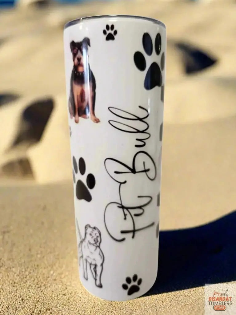 Pitbull Mom 20oz Tumbler DisAnDat