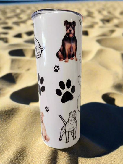 Pitbull Mom 20oz Tumbler DisAnDat