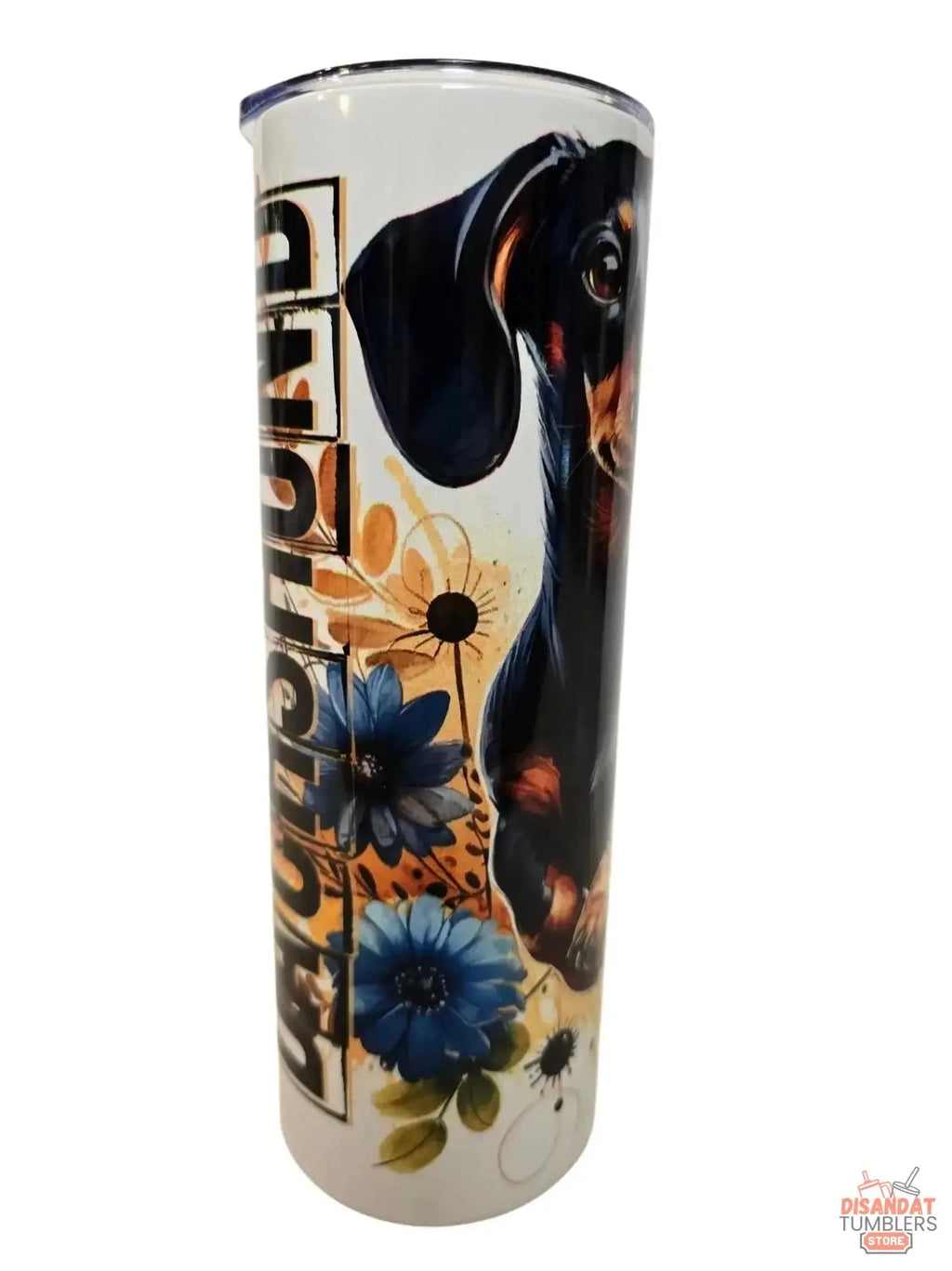 Playful Dashound 20oz Tumbler DisAnDat