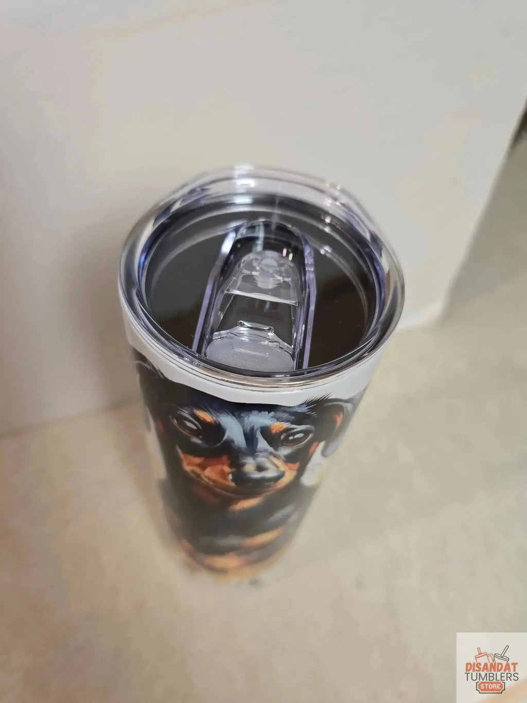 Playful Dashound 20oz Tumbler DisAnDat