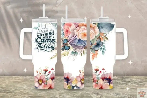 Positive Vibes 40oz Tumbler - Dis An Dat Tumbler Store