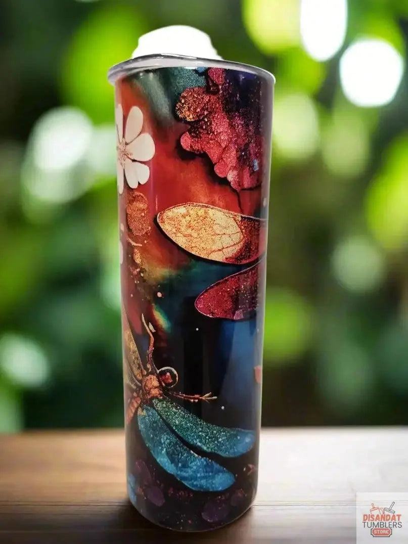 Pretty Dragonfly 20oz Tumbler DisAnDat