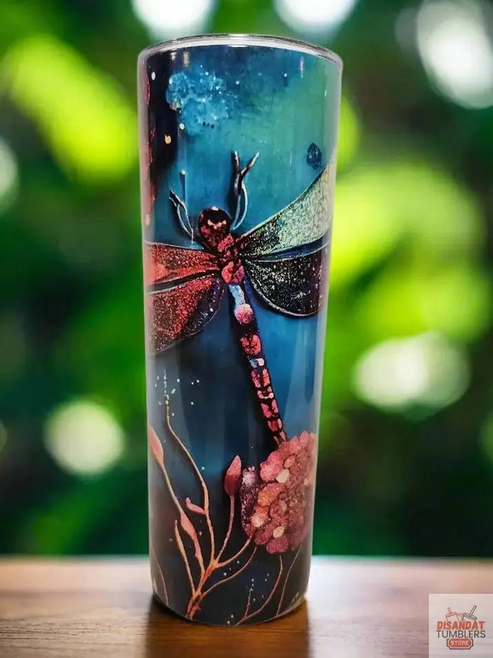 Pretty Dragonfly 20oz Tumbler DisAnDat