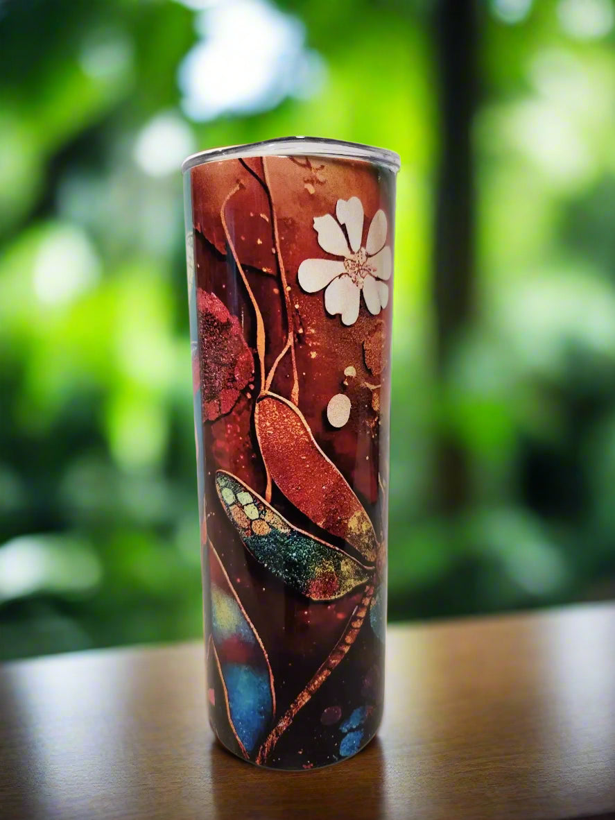 Pretty Dragonfly 20oz Tumblers - Image #3