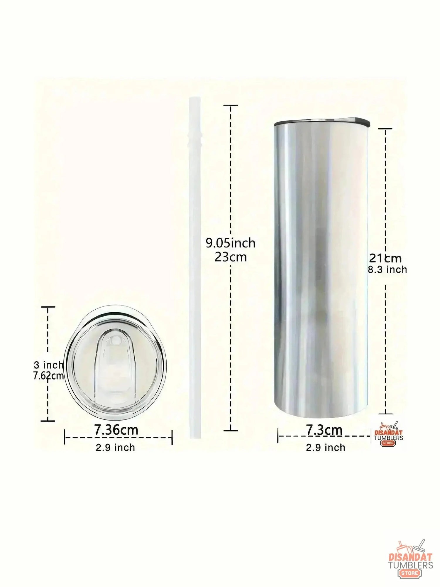 Cute Shitz with Butterfly 20oz Tumbler - Eco-Friendly &amp; Reusable - Dis An Dat Tumbler Store