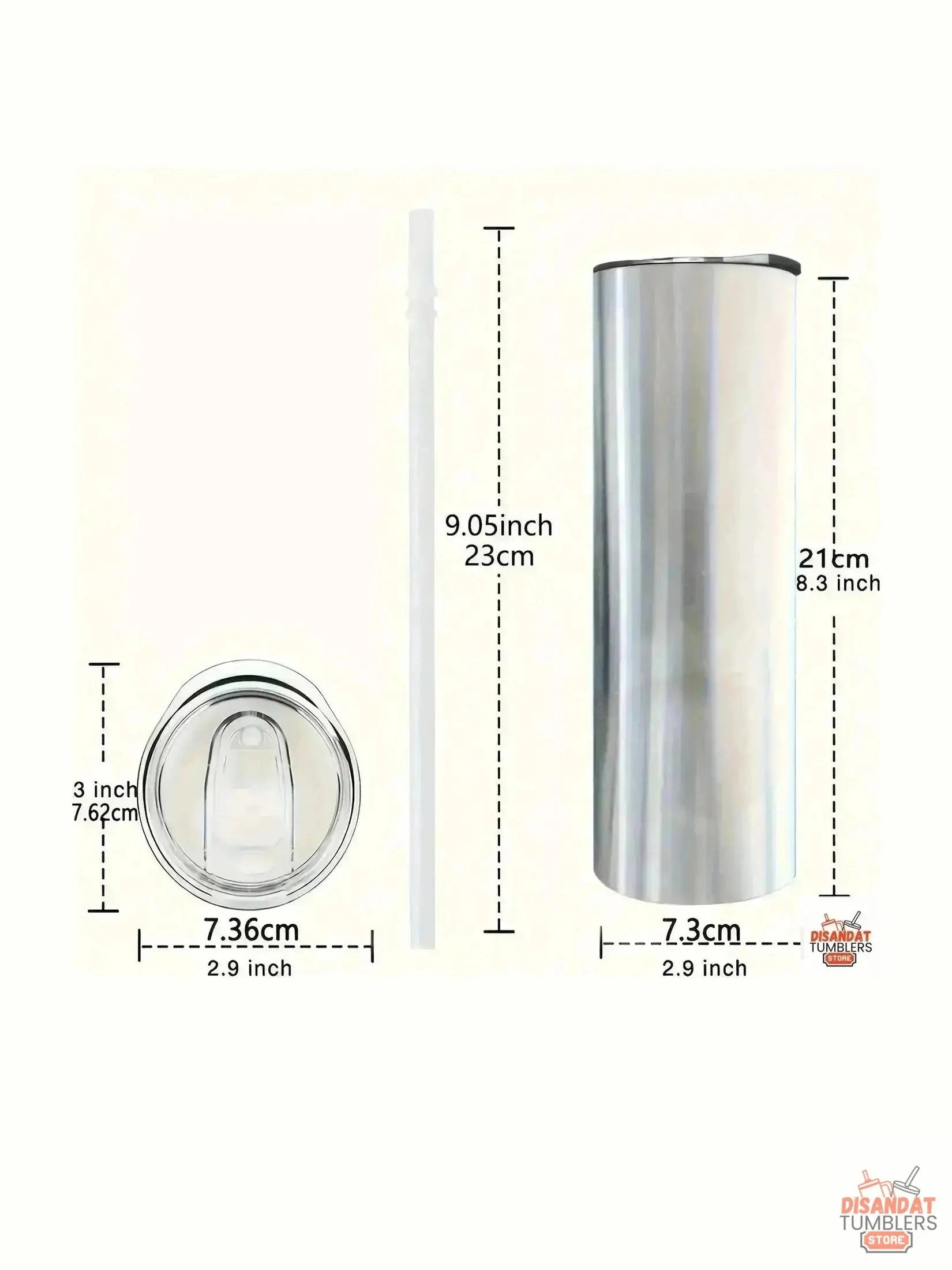 Cute Shitz with Butterfly 20oz Tumbler - Eco-Friendly & Reusable - Dis An Dat Tumbler Store