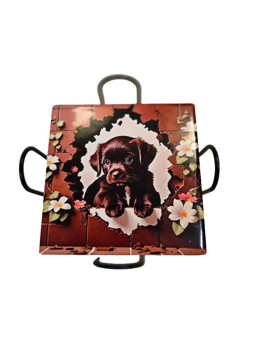 Puppy 4 inch Coasters - Dis An Dat Tumbler Store