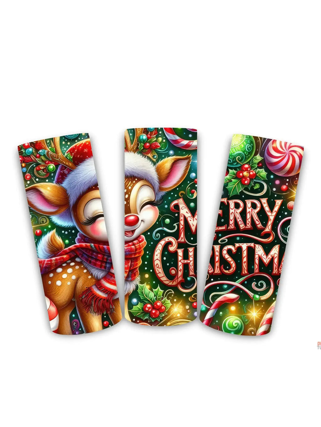 Red nose Deer 20oz Tumbler Dis An Dat Tumbler Store
