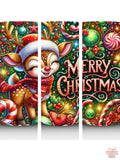 Red nose Deer 20oz Tumbler Dis An Dat Tumbler Store