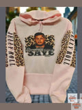 Save me women's leopard Hoodie - Dis An Dat Tumbler Store