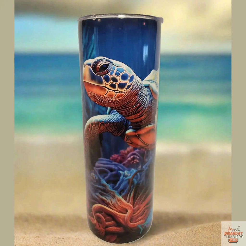 Sea Turtle 20oz Tumbler DisAnDat