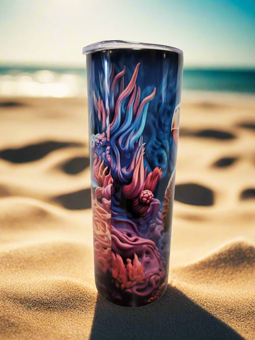 Sea Turtle 20oz Tumblers - Image #5