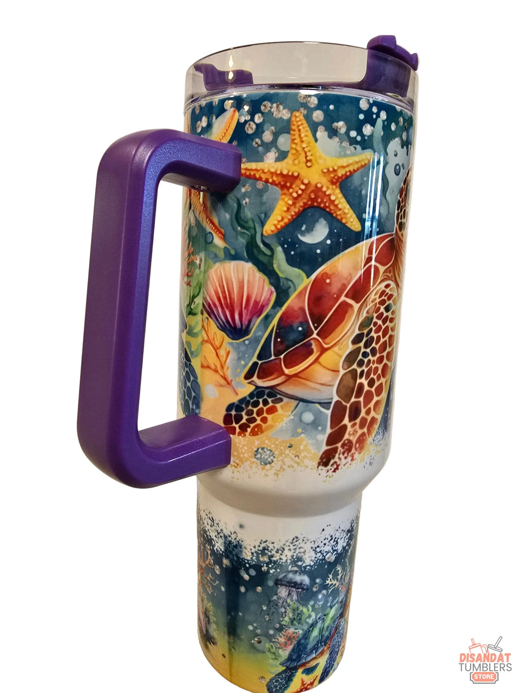 Sea Turtle 🐢 40oz Tumbler Dis An Dat Tumbler Store
