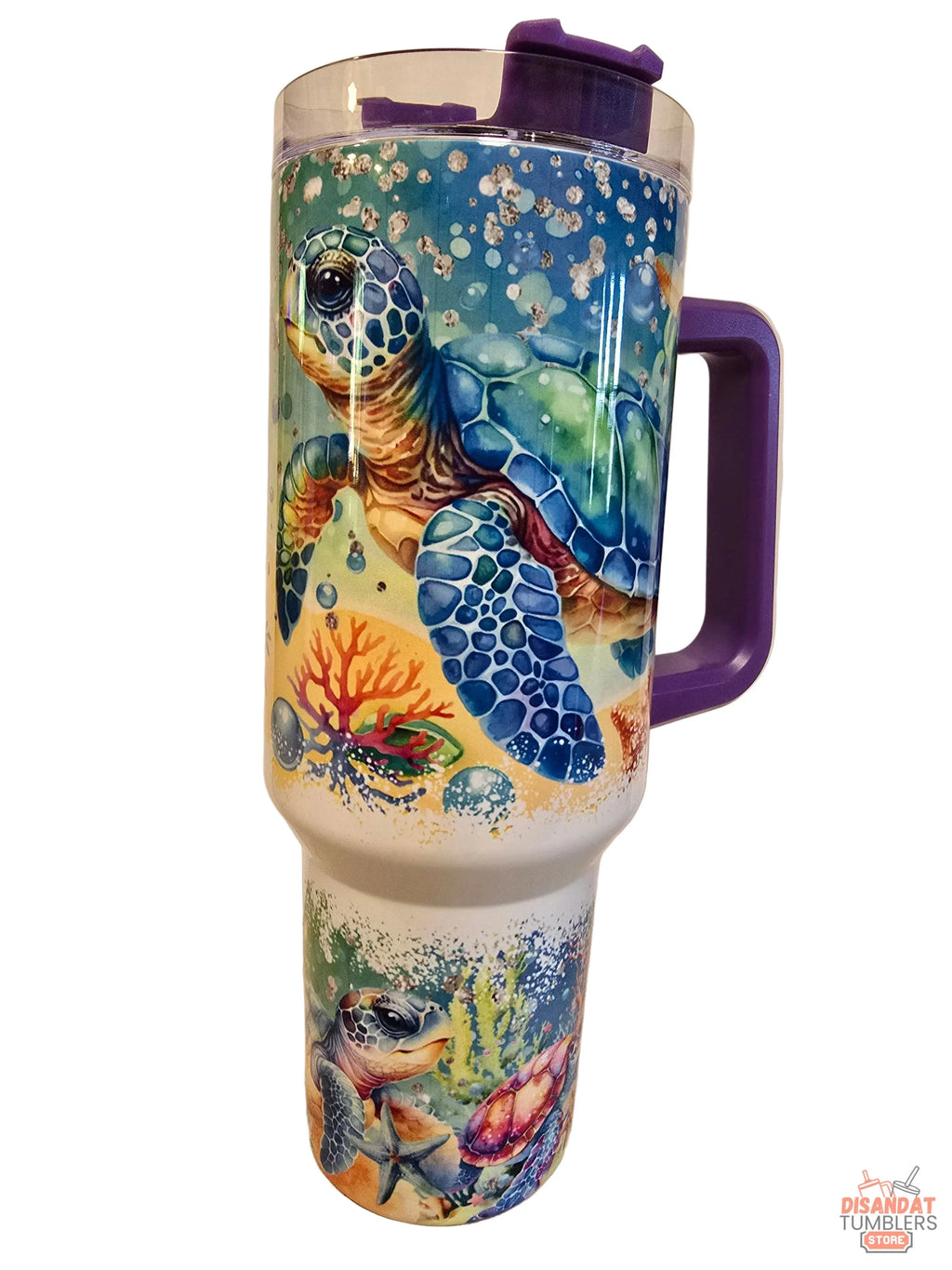 Sea Turtle 🐢 40oz Tumbler Dis An Dat Tumbler Store