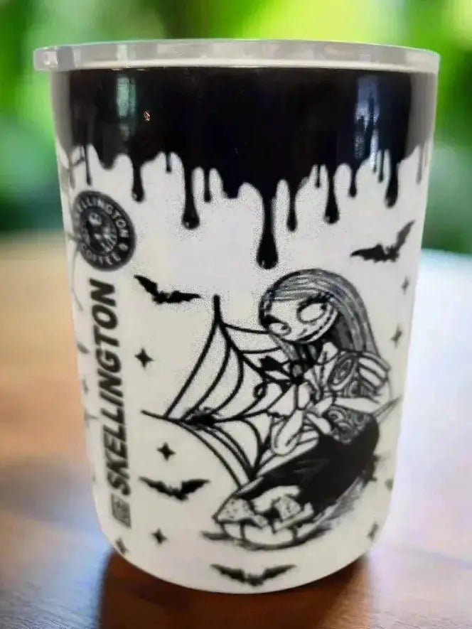 Skeleton Coffee 10oz double-walled Insulated Coffe Tumbler Dis An Dat Tumbler Store