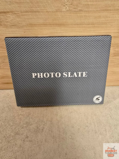 Custom Slate Photo Frame | Personalized with Your Photo Dis An Dat Tumbler Store
