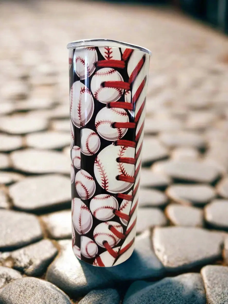 Softball Mom 20oz Tumblers - Image #3
