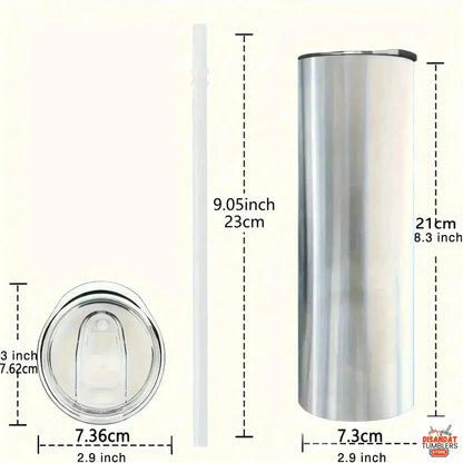 Green Santa Christmas 20oz Tumbler - Eco-Friendly Reusable - Dis An Dat Tumbler Store